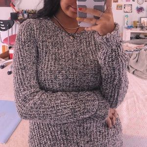 H&M black & white sweater